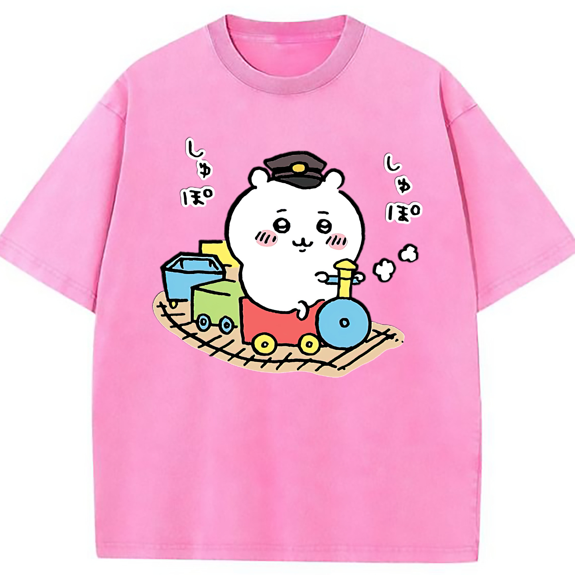 （画像用） ちいかわ ちいかわ Chii-kawa chiikawa 綿100% ヴィンテージ風 半袖Tシャツ（フロントプリント）